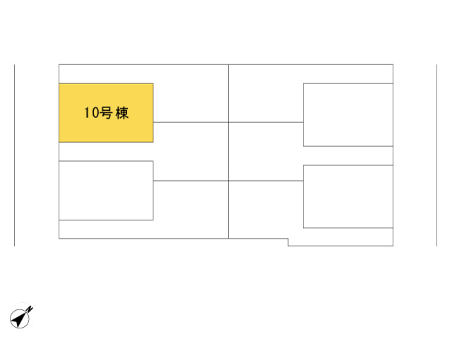 福生市加美平2丁目_10号棟_全体区画図