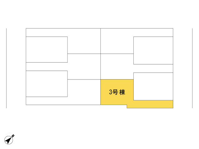 福生市加美平2丁目_3号棟_全体区画図