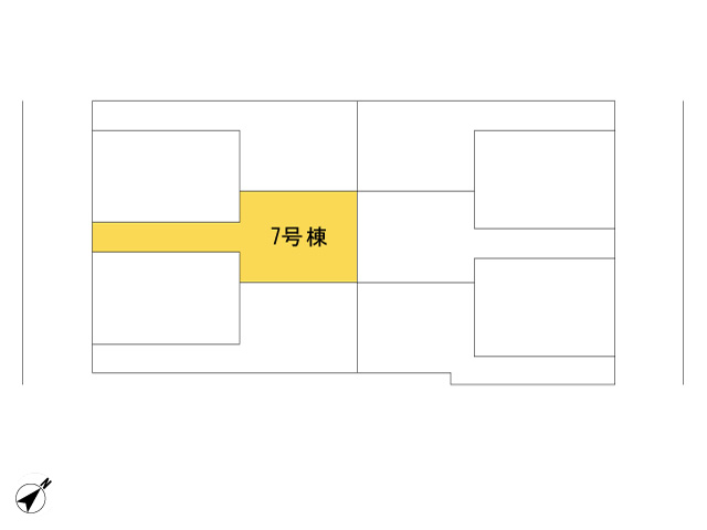 福生市加美平2丁目_7号棟_全体区画図