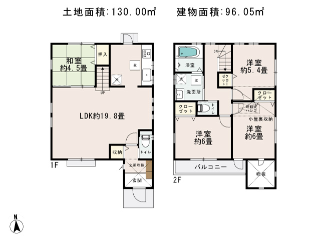 福生市南田園1丁目_3号棟_間取図