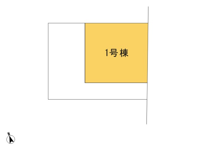 青梅市新町4丁目_1号棟_全体区画図