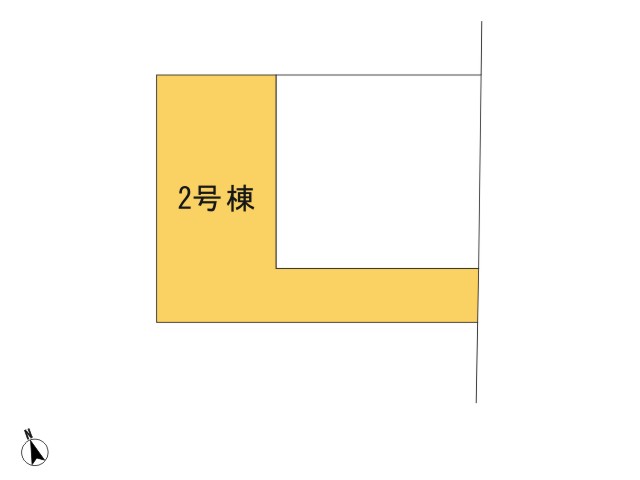 青梅市新町4丁目_2号棟_全体区画図