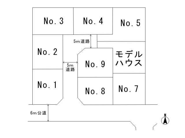 青梅市野上町4丁目_全体区画図
