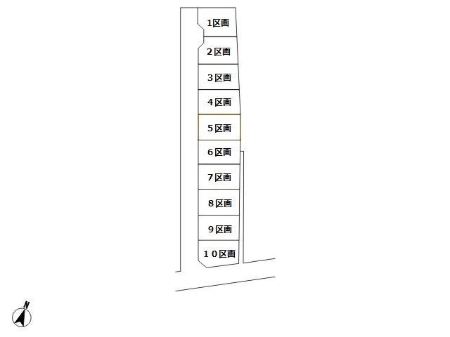 0150288_青梅市今寺2丁目_5区画_全体区画図 - コピー