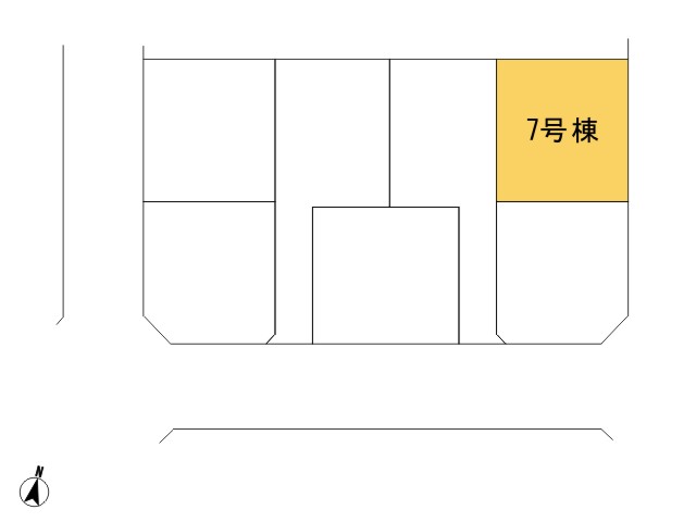 福生市北田園2丁目_7号棟_全体区画図