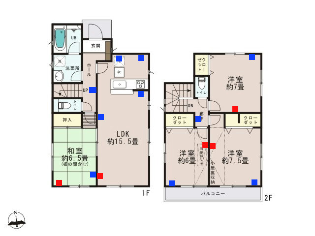 0163831_青梅市新町2丁目_1号棟_間取図 - コピー