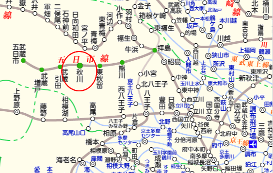 ＪＲ五日市線 路線図と駅検索 ：マピオン (1)