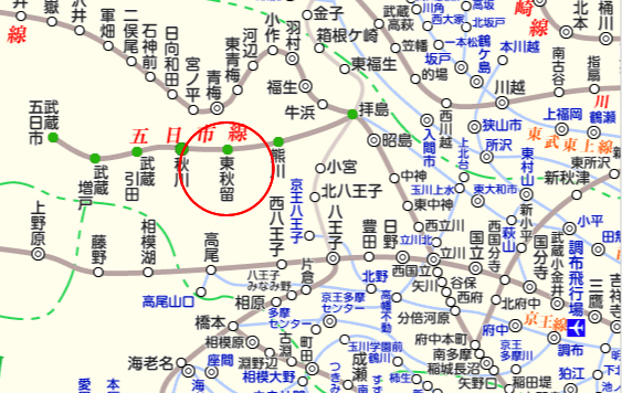 ＪＲ五日市線 路線図と駅検索 ：マピオン (2)