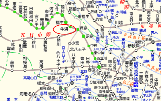 ＪＲ青梅線 路線図と駅検索 ：マピオン (1)