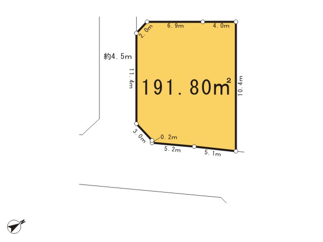 西多摩郡瑞穂町大字石畑_1号区画_区画図