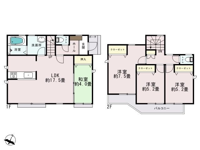 0164424_羽村市緑ヶ丘4丁目_2号棟_間取図