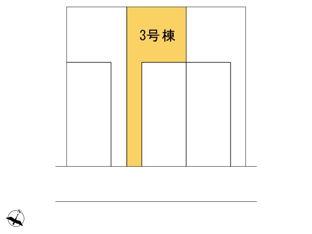 0164425_羽村市緑ヶ丘4丁目_3号棟_全体区画図