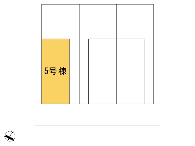 0164427_羽村市緑ヶ丘4丁目_5号棟_全体区画図