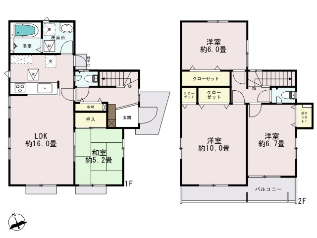 0165872_西多摩郡瑞穂町大字殿ケ谷_3号棟_間取図