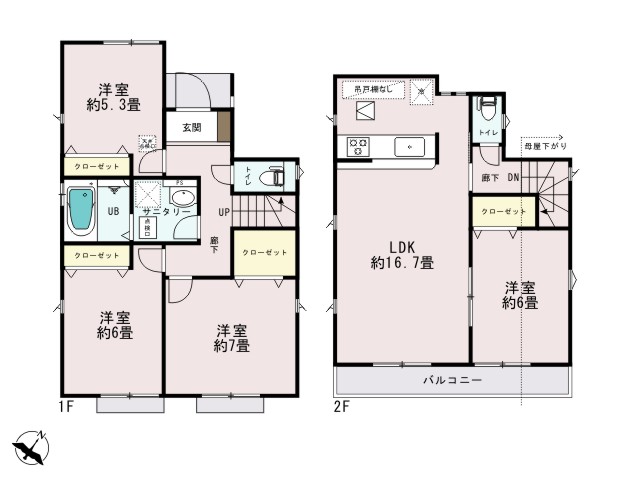 0163115_羽村市栄町1丁目_2号棟_間取図