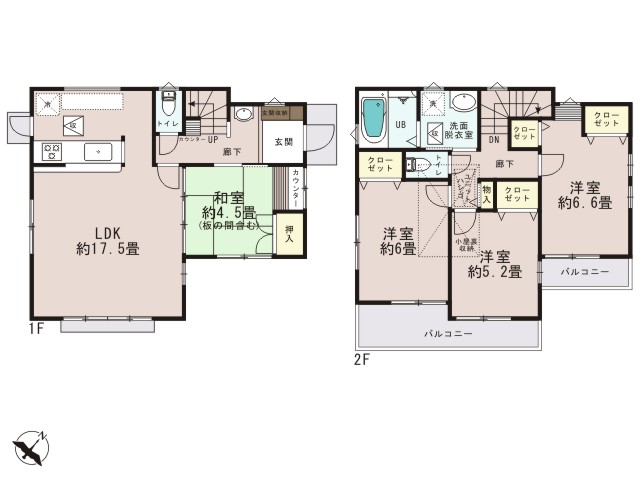 0174493_羽村市玉川1丁目_1号棟_間取図