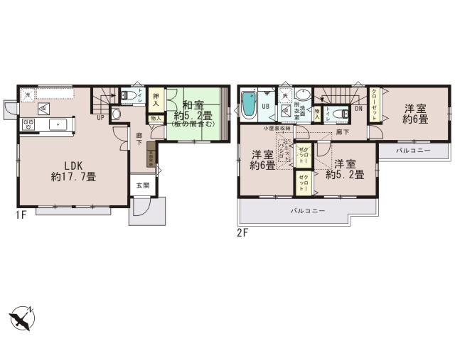 0174498_羽村市玉川1丁目_4号棟_間取図