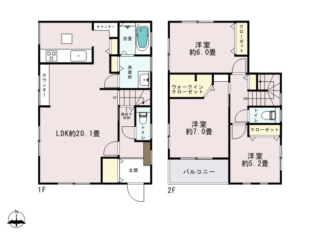 0168065_あきる野市秋留3丁目_B号棟_間取図