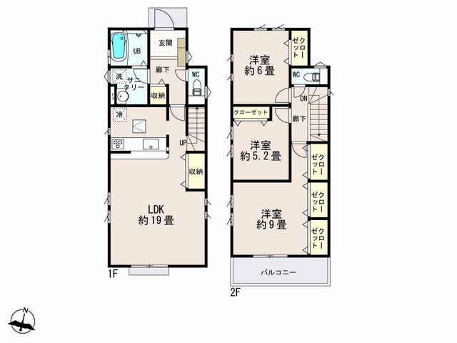 0169276_あきる野市野辺_3号棟_間取図