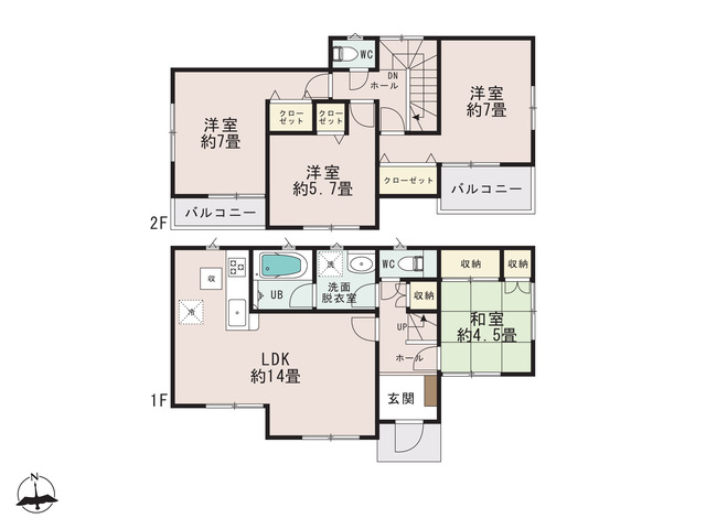 間取図_4号棟