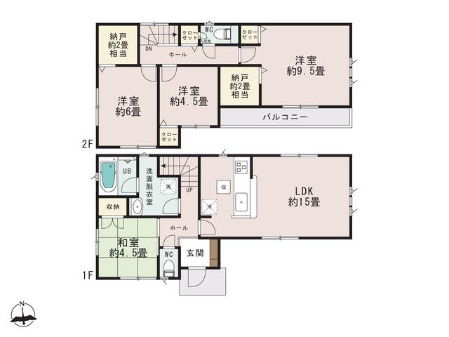 間取図_5号棟