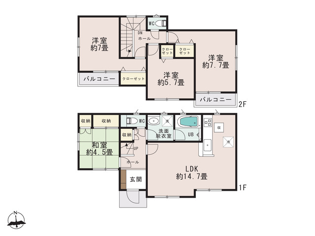 間取図_7号棟