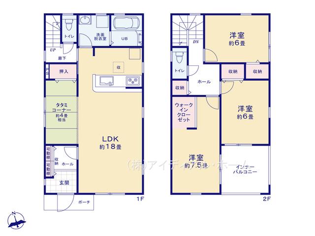 青梅大門第14_2号棟_間取図_0425446