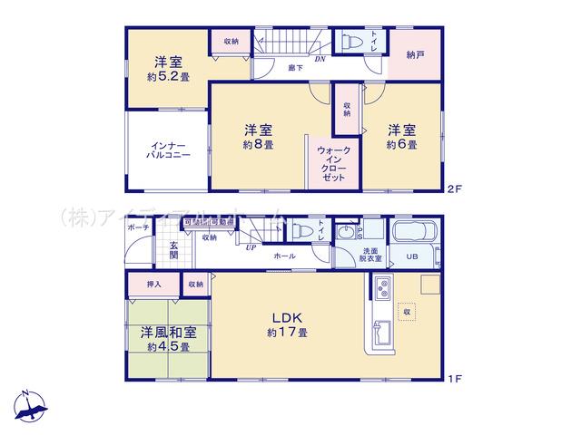 青梅大門第14_3号棟_間取図_0425447