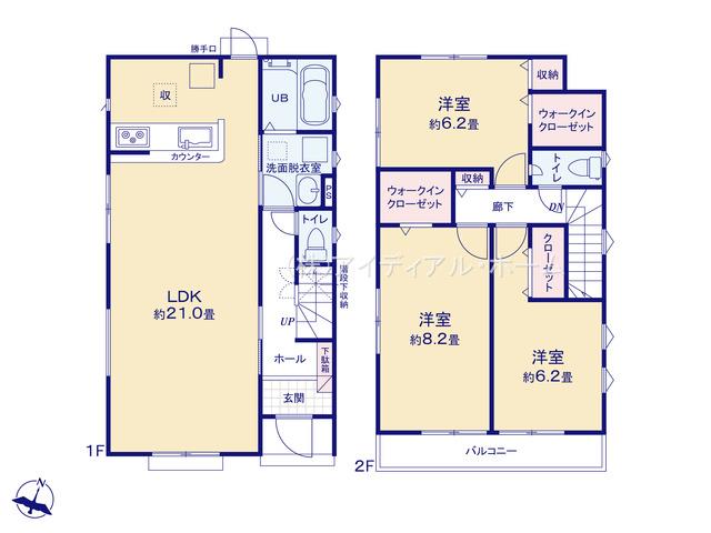 羽村市富士見平19-1期_3号棟_間取図_0473484