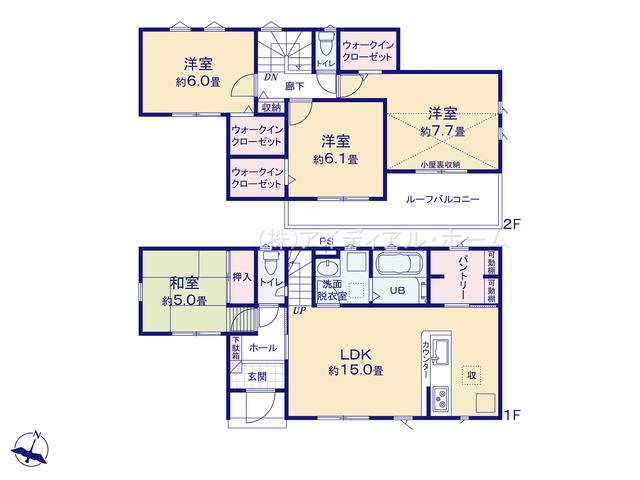 羽村市富士見平19-1期_4号棟_間取図_0473485