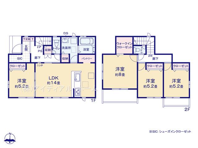 グラファーレ青梅市今寺2期18棟_1号棟_間取図_0496233