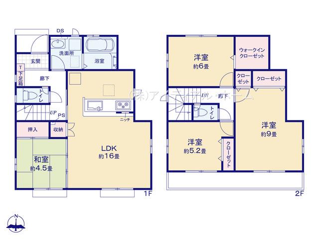 グラファーレ青梅市今寺2期18棟_5号棟_間取図_0496234