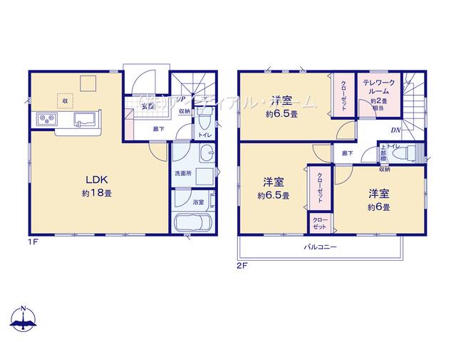 羽村市川崎 第4_3号棟_間取図_0524112