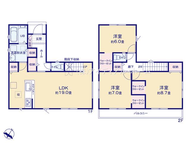 青梅市梅郷21-1期_2号棟_間取図_0550602