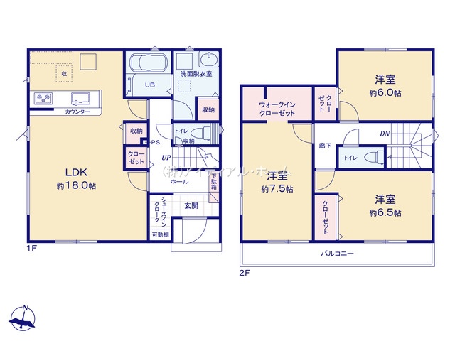 瑞穂町箱根ヶ崎西松原21-1期_4号棟_間取区画図画像_0610933