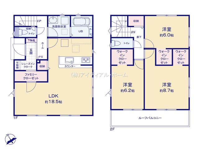 青梅市長淵21-1期_3号棟_間取区画図画像_0591034