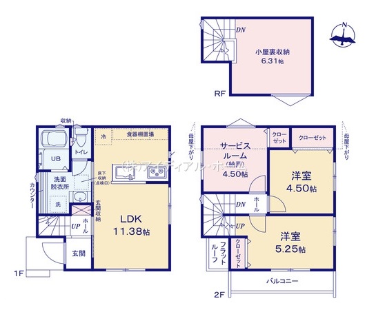 福生市福生2期_1号棟_間取区画図画像_0800917