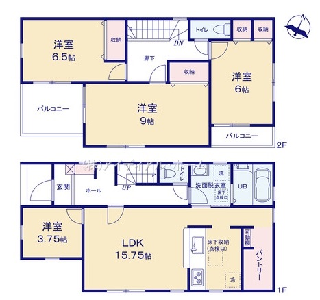 瑞穂西松原第2_1号棟_間取区画図画像_0816585