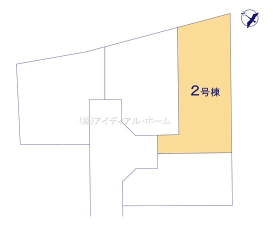 福生市第1福生_2号棟_全体区画図画像_0819585