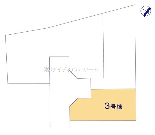 福生市第1福生_3号棟_全体区画図画像_0819586