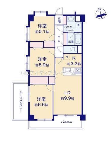 ライオンズマンション河辺東_間取区画図画像_0831483