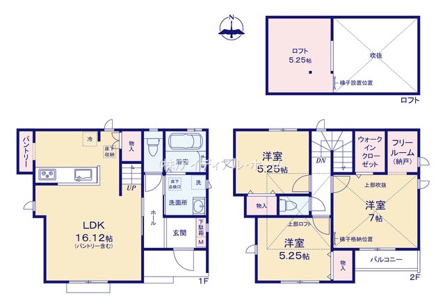 福生武蔵野台1丁目12番_B号棟_間取区画図画像_0851977