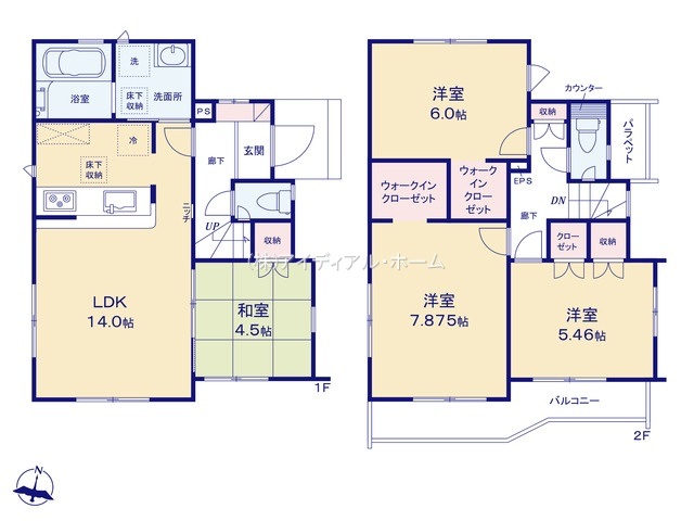 福生市福生_1号棟_間取区画図画像_0862206