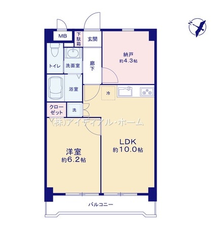 レヂオンス武蔵野台_間取区画図画像_0867094