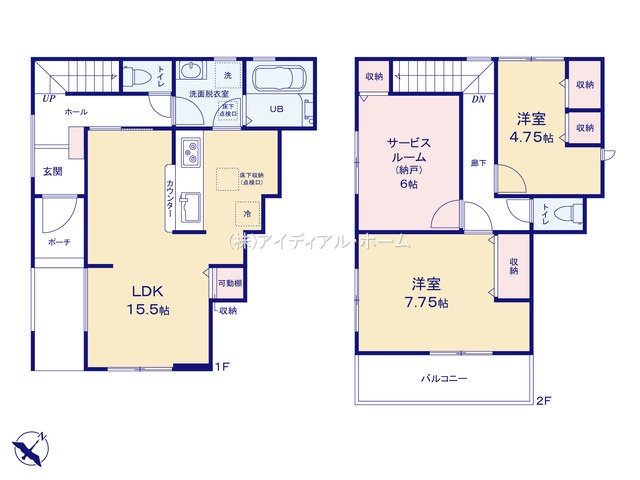 福生市福生第8_2号棟_間取区画図画像_0874646